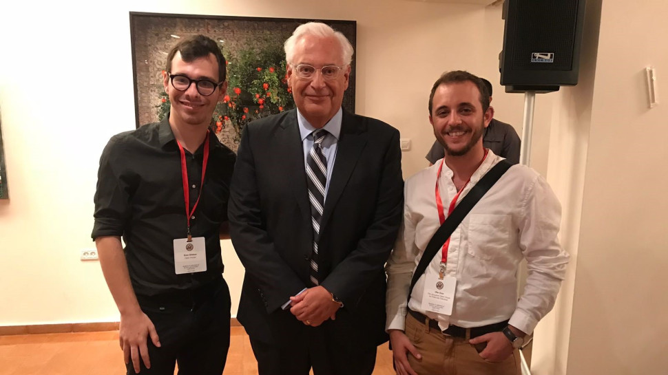 עופר ארז, דיויד פרידמן וערן גלובוס (צילום: באדיבות הבית הפתוח בירושלים)