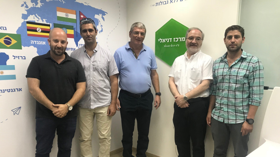 יאיר אטיאס, מוטי זוננפלד, אליעזר שקדי, גילי כהן ואלון פוטרמן (צילום: ענת פ)