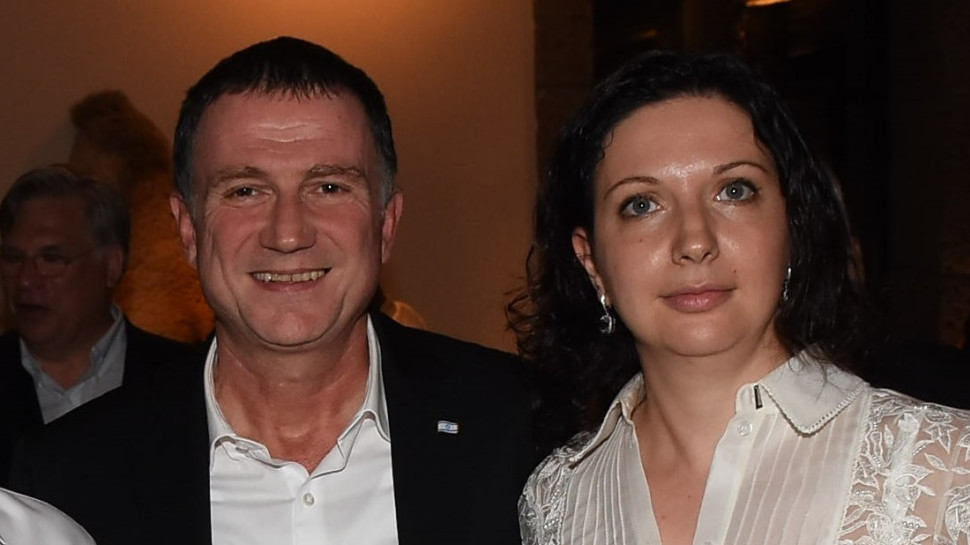 אירינה נבזלין, יולי אדלשטיי (צילום: אביב חופי)