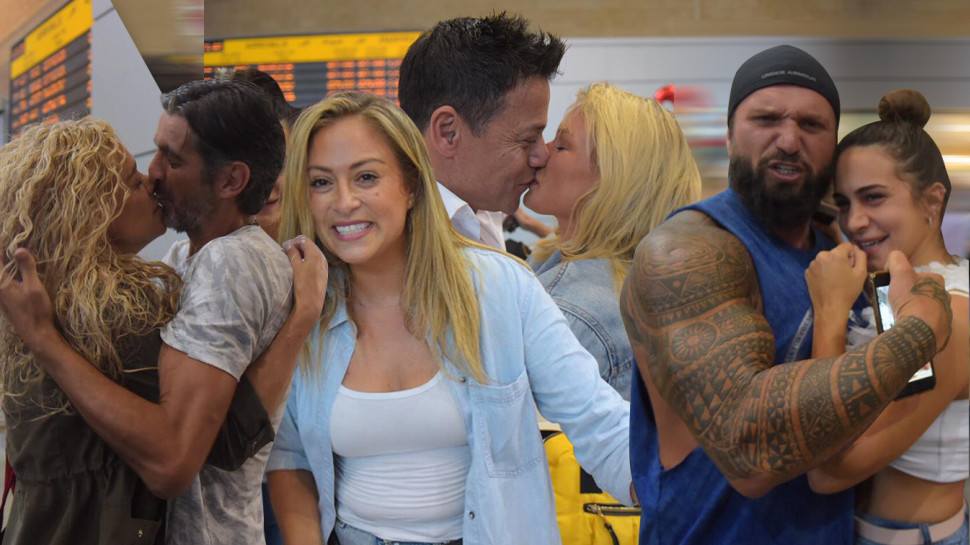 מישל טרוני ואורין ג'ולי, אלכסה דול, ליהיא גרינר, ג'ובאני רוסו (צילום: אבשלום ששוני)