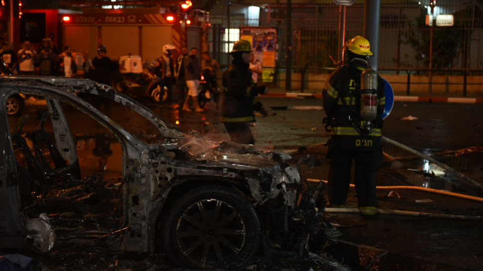 פיצוץ בדרום תל אביב (צילום: קובי ריכטר,דוברות כבאות והצלה)