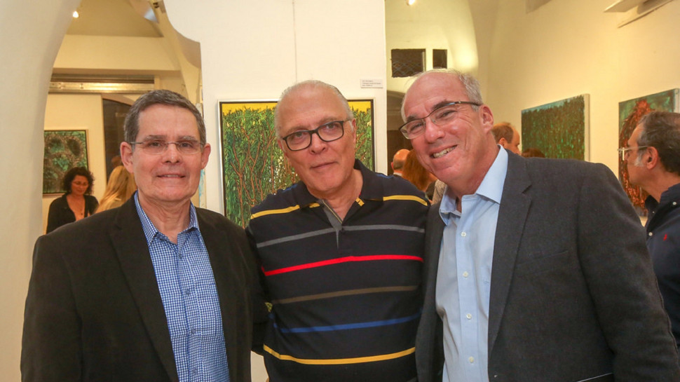 אבי פישר, איקה אברבנאל ושלמה ינאי (צילום: רונן טופלברג)