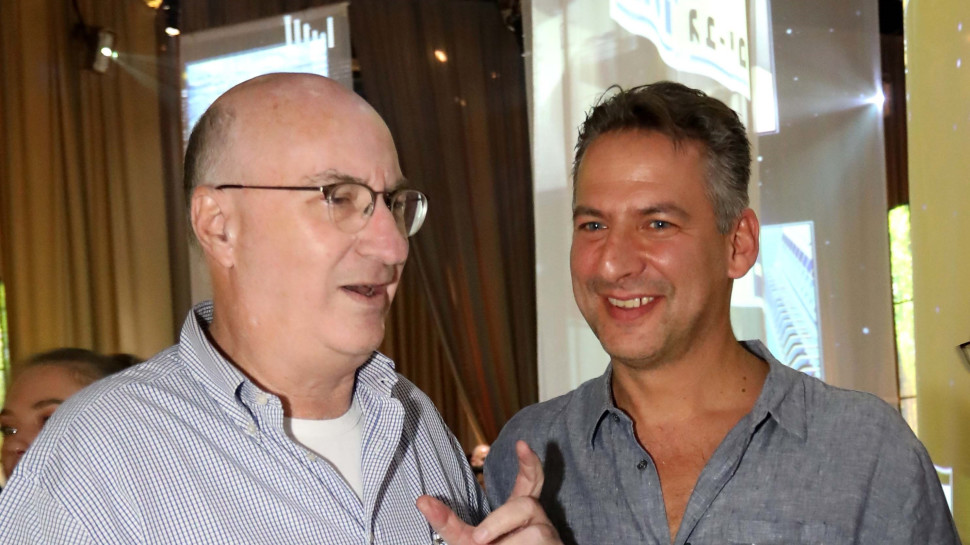 בנג'י זינגר ונתן חץ (צילום: סיון פרג')