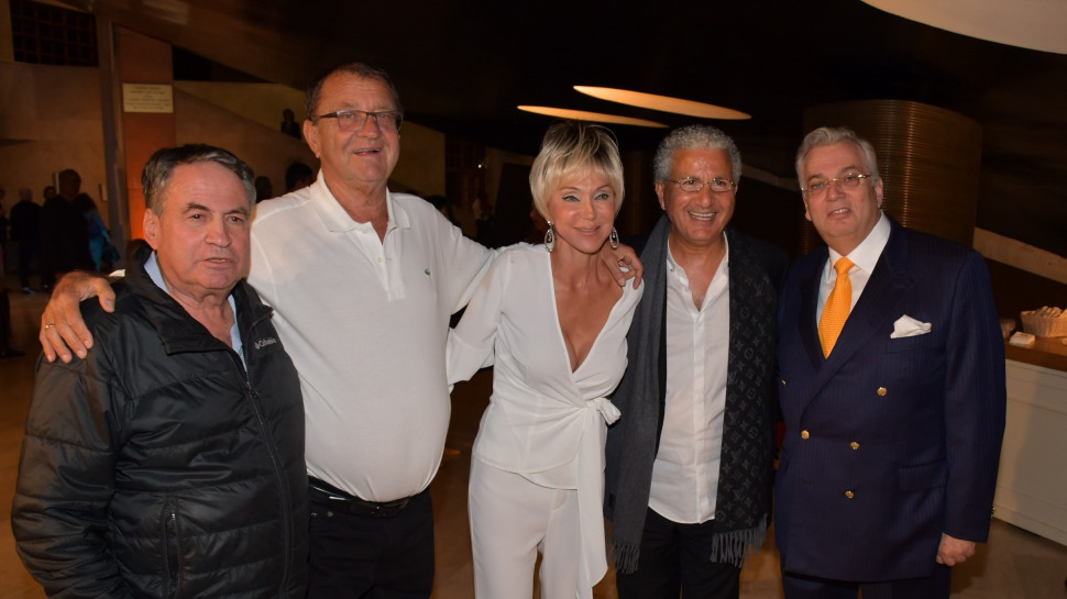 אהרון פרנקל, משה אדרי, עירית אורן גונדרס איזי שרצקי ועוזי דיין (צילום: אביב חופי)