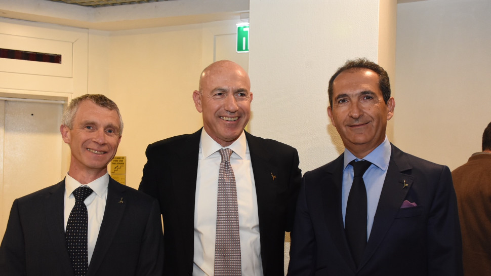 פטריק דרהי, דוד גרשון וצבי וינר (צילום: שאהר בורקן)