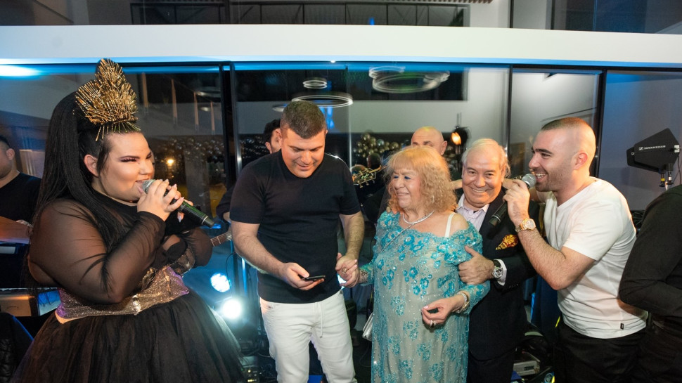 עומר אדם, עמי וליזיקה שגיא, טדי שגיא ונטע ברזילי (צילום: גדי סיארה)