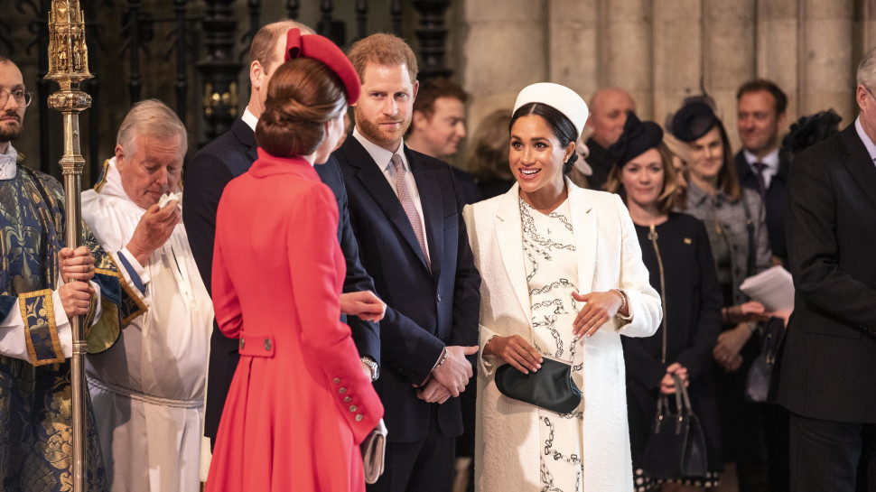 הנסיך הארי, מייגן מרקל, הנסיך וויליאם, קייט מידלטון (צילום: Getty images)