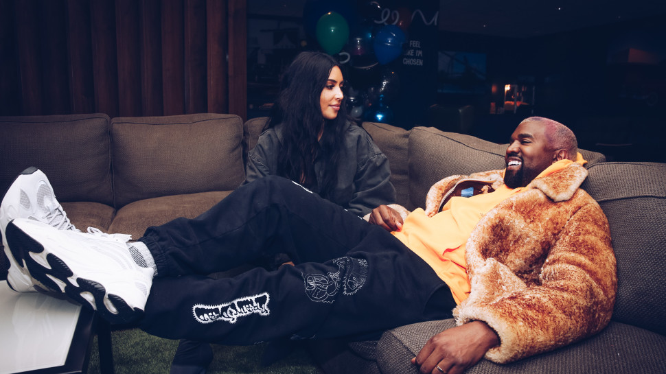 קים קרדשיאן, קניה ווסט (צילום: Getty images)