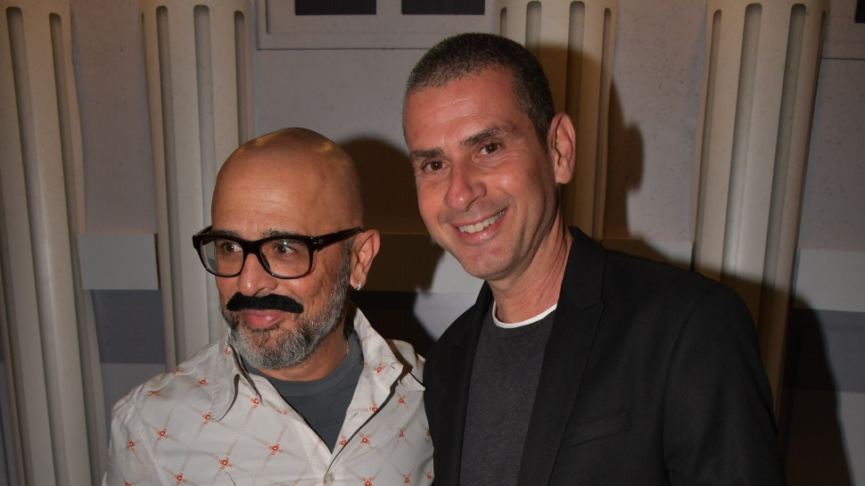 איציק בנבנישתי ואייל קיציס (צילום: אביב חופי)