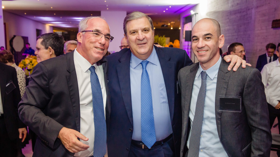 נדב טופולסקי, אודי רקנאטי ואבי פישר (צילום: ערן בארי)