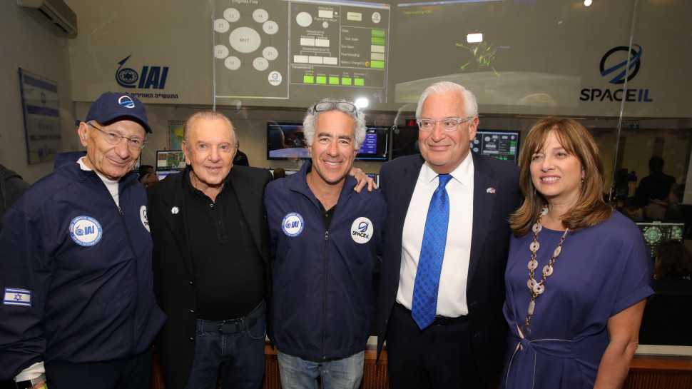 תמי ודיוויד פרידמן, סילבן אדמס, מוריס קאהן וסמי סגול (צילום: איציק בירן)