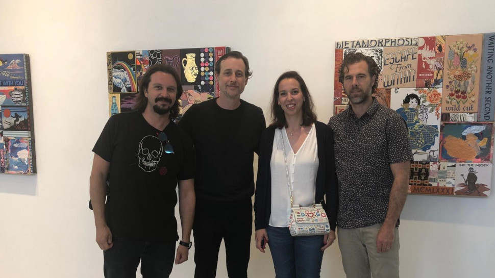 אליטל וג'ייסון אריסון, פטריק מק'ניל ופטריק מילר (צילום: סיון סבג)