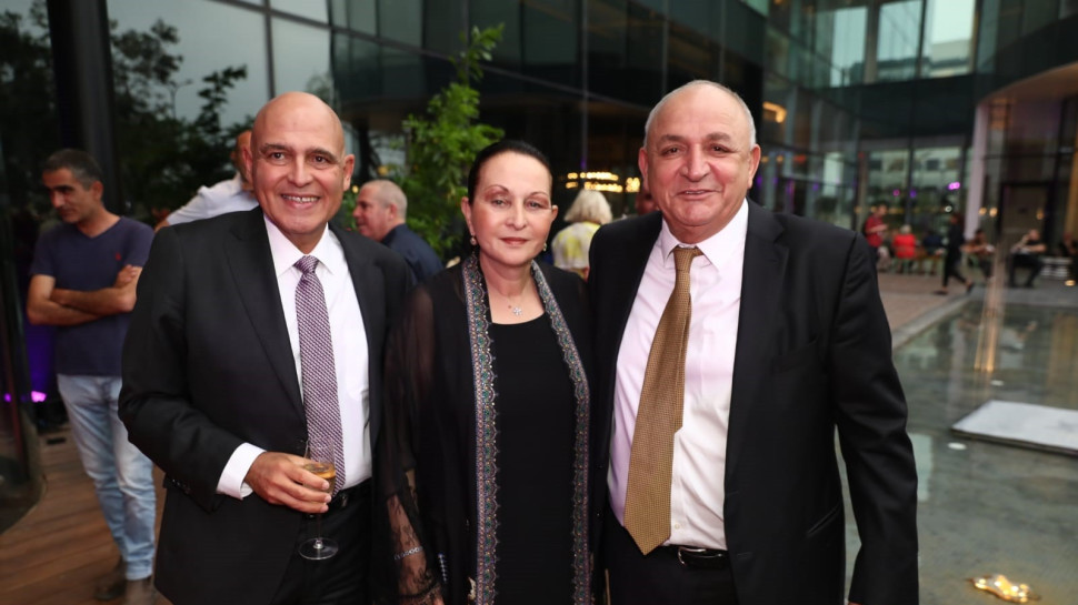 יצחק וחיה תשובה ודוד פתאל (צילום: אלירן אביטל)