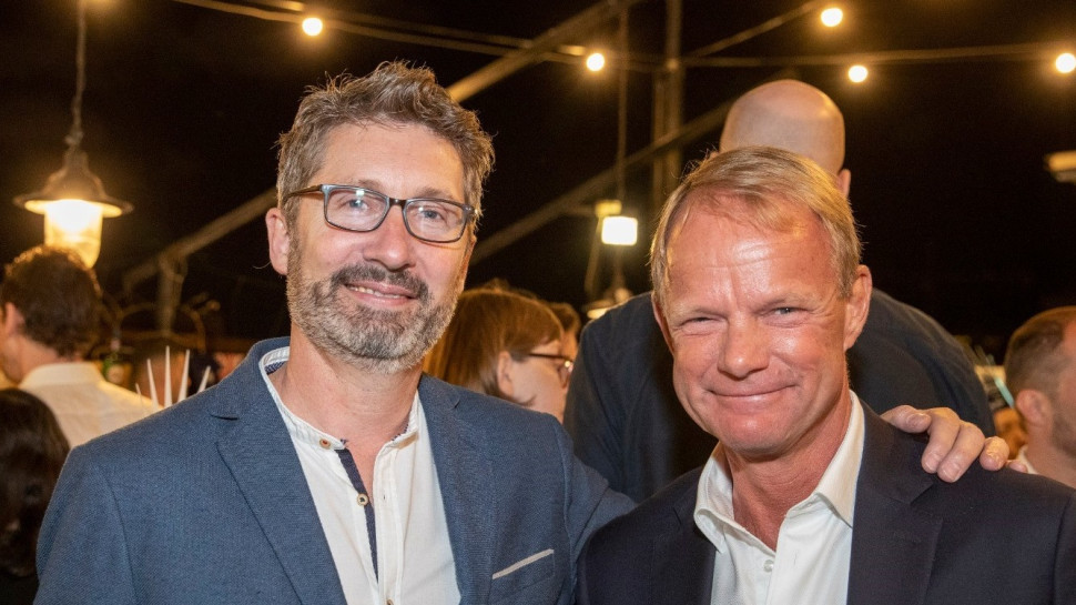 קאר שולץ וכריס קאנון (צילום: רמי זרנגר)