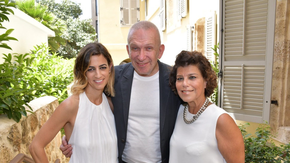 ניצה בילט, ז'אן פול גוטייה ויעל צין- בילט (צילום: אביב חופי)