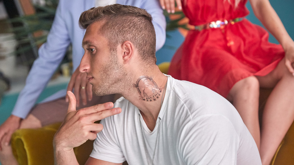 הקעקוע החדש של בן זיני (צילום: שוקה כהן)