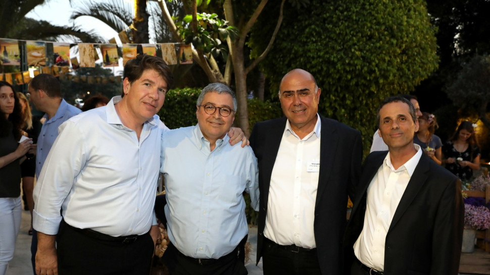 צחי כהן, נחשון קיוותי, אריק פינטו וג'קי כהן (צילום: אביב גוטליב)