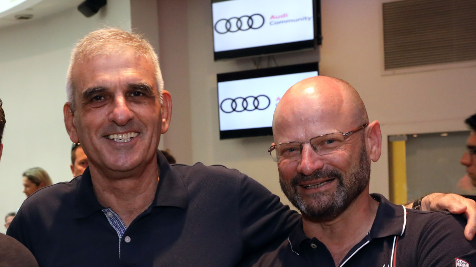 יורם טורבוביץ' ויוסי בכר (צילום: רונן טופלברג)