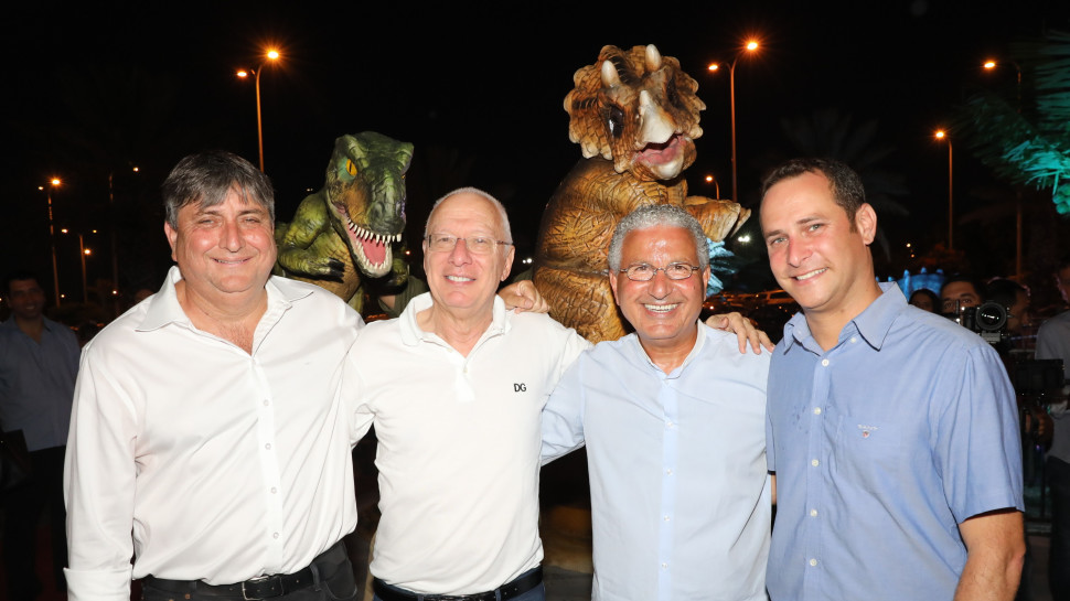 רז קינסטליך, חיים כצמן, משה אדרי, וירון אשל. (צילום: רפי דלויה)