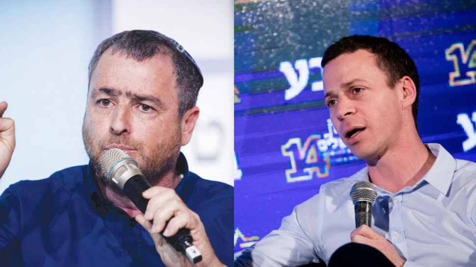 עמית סגל, שמעון ריקלין (צילום: יונתן זינדל,פלאש 90)