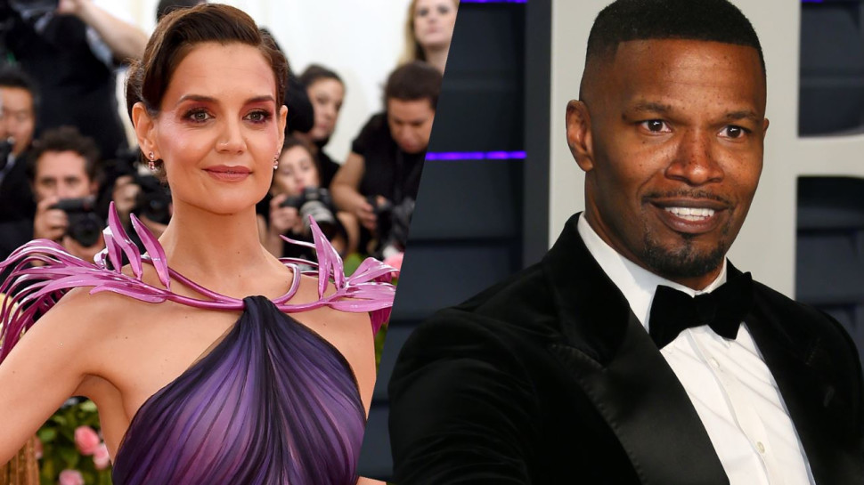 קייטי הולמס, ג'יימי פוקס (צילום: JEAN-BAPTISTE LACROIX,Jamie McCarthy,Getty images)