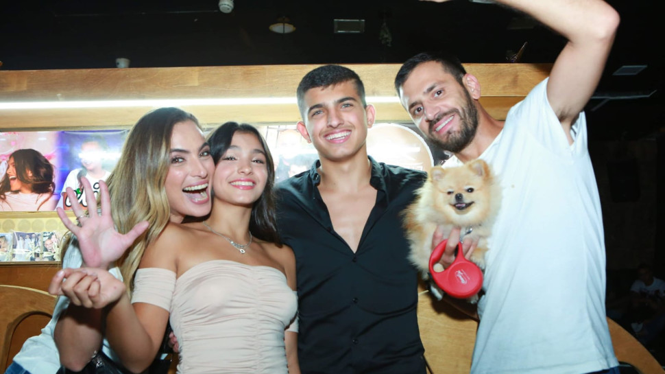 אלירז שדה, ליאם גולן, אלין גולן, אילנית לוי (צילום: באדיבות "בית הקנבס")