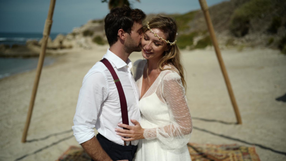 חתונת מיכל אנסקי ואייל אמיר (צילום: fine production,שי אשכנזי)