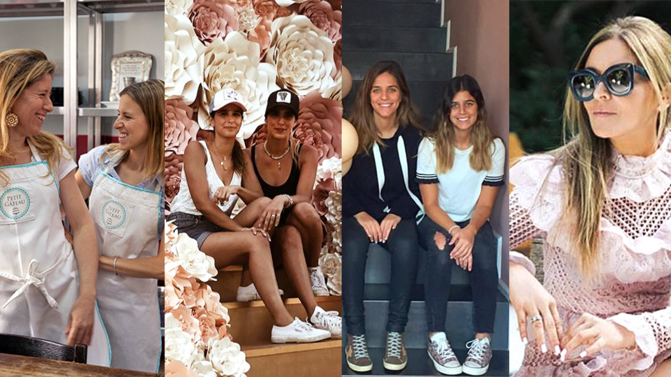 אלית ושירי שמש, דניאלה זגנרייך, איוונה ניצן ומיכל מוזס, רותם מלכה ואוריין אזרד (צילום: אלית שמש,Alex Bronshtein,צילום באדיבות אינסטה פלאוורס,שרית גופן)