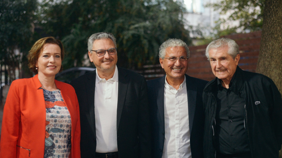 קלוד ללוש, משה אדרי, ויקטור חדידה ועינת קליש-רותם (צילום: זיו עמר)