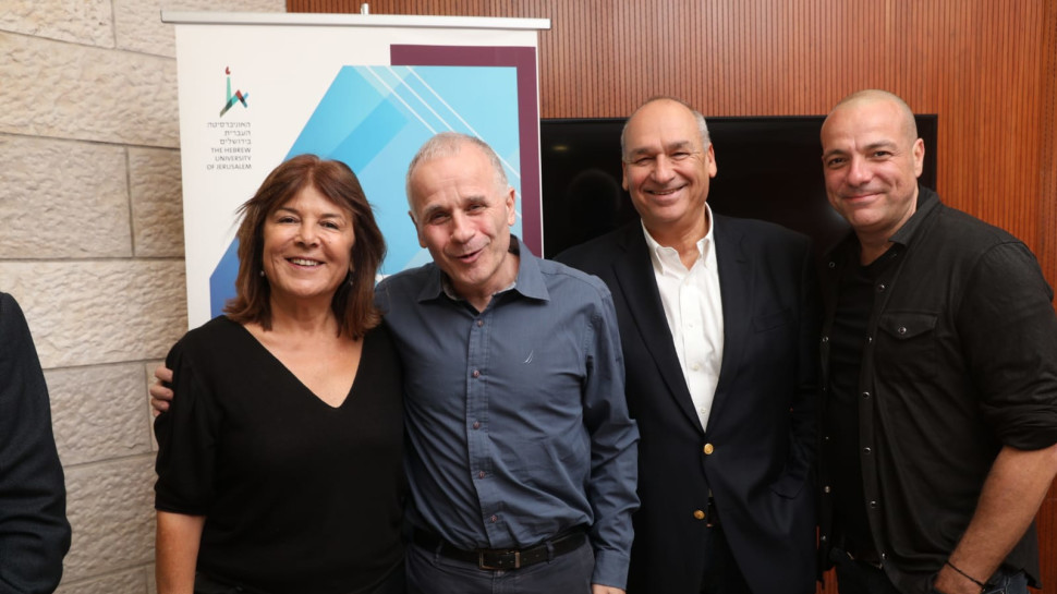 יואל חשין, הראל בית- און, אשר כהן, רינה מצליח  (צילום: יוסי זמיר)