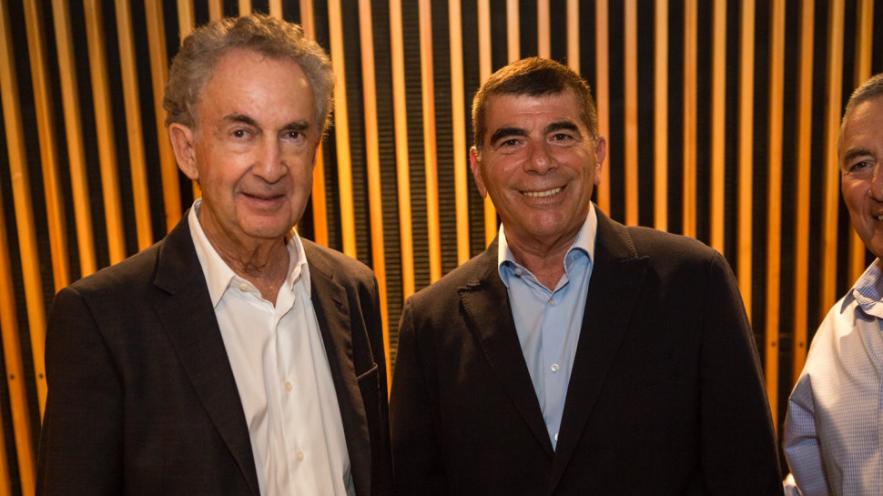 גבי אשכנזי, ג'רי שוורץ (צילום: נמרוד אהרונוב)