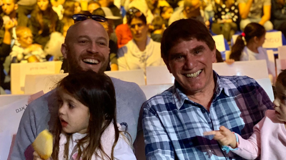 משה נוסבאום, אבי נוסבאום (צילום: ליברמן)