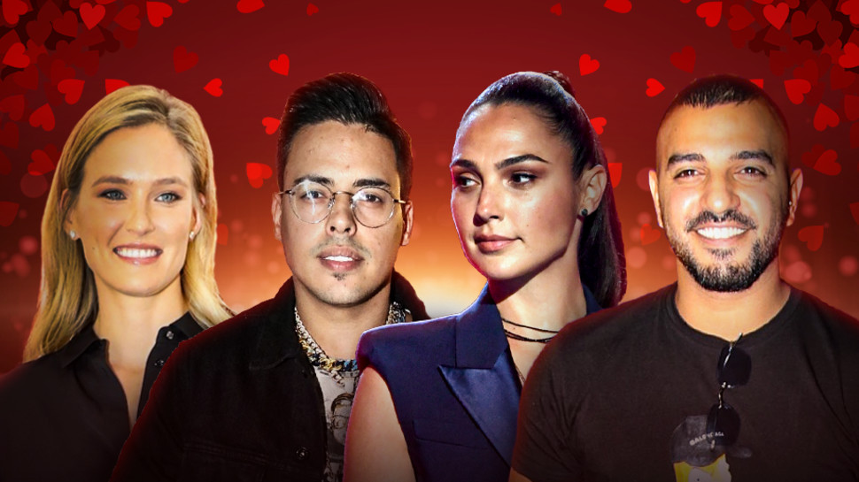 איתי לוי, גל גדות, סטטיק, בר רפאלי (צילום: אור גפן,Kevin Winter, getty images,אמיר מאירי,רפי דלויה)