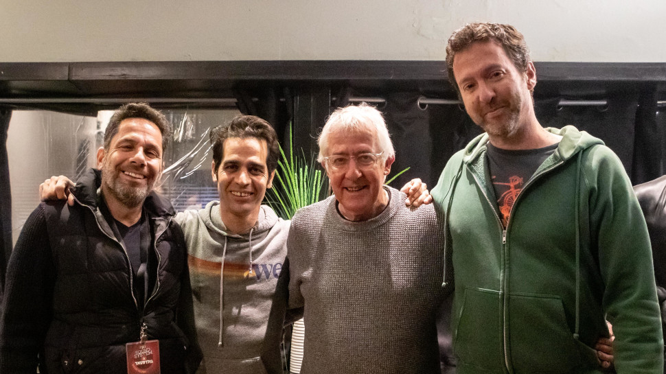 יואש בן אליעזר, גידי גוב, אביב גפן, גולן עינת (צילום: אלון לוין)