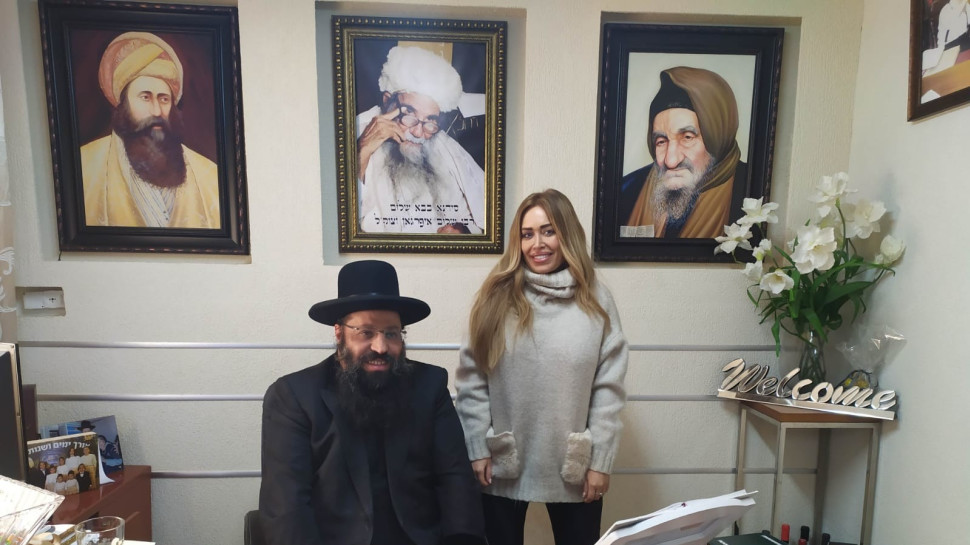 אביבית בר זוהר, הרב נתנאל שריקי (צילום: איציק אוחנה)