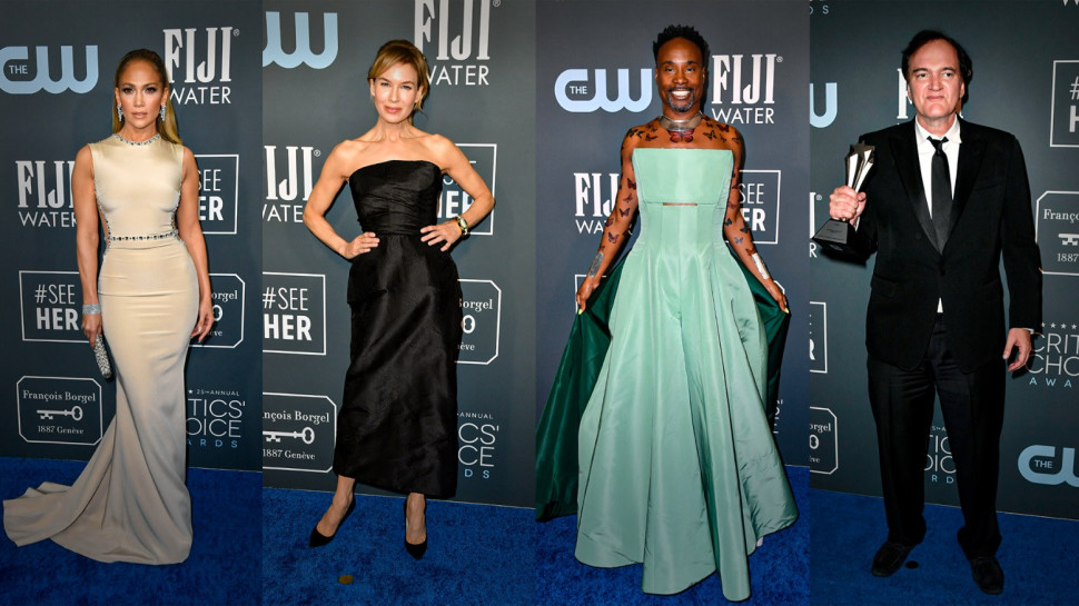 קוונטין טרנטינו, בילי פורטר, רנה זלווגר, ג'ניפר לופז (צילום: Getty images)