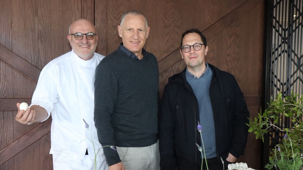 בן לואיס, ליאור רביב, ארז קומרובסקי (צילום: יגאל פרידמן)