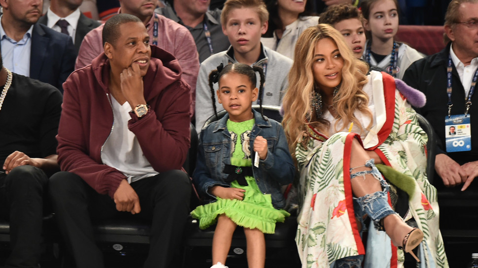 ביונסה, ג'יי זי, בלו אייבי (צילום: Theo Wargo \ Getty Images)