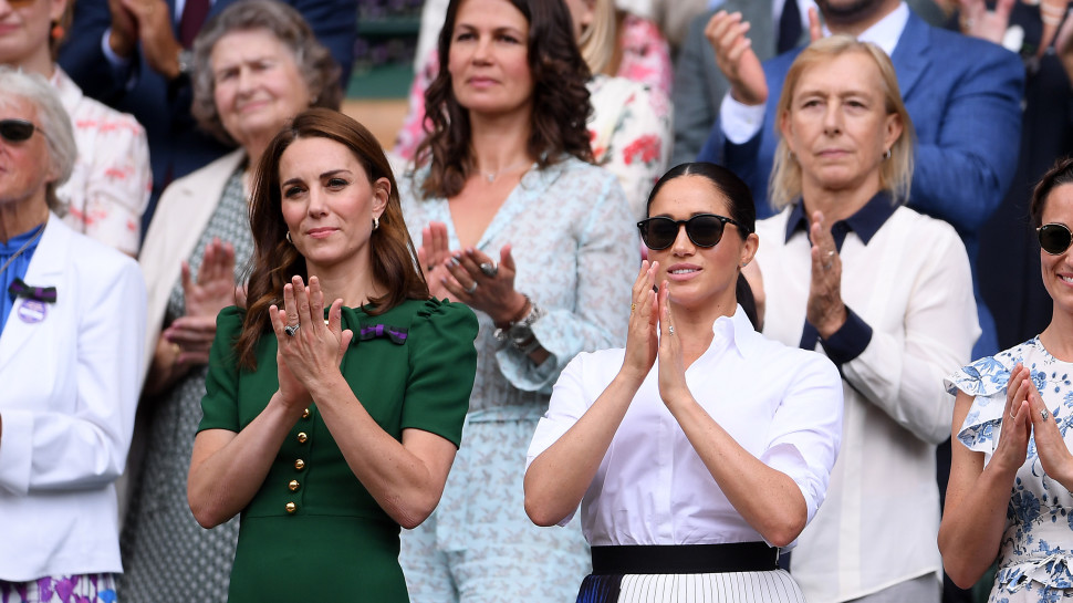 מייגן מרקל, קייט מידלטון (צילום:  Laurence Griffiths \ Getty Images)