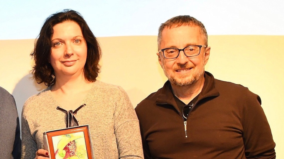  ארתור סטארק, אירינה נבזלין (צילום: אביב חופי)