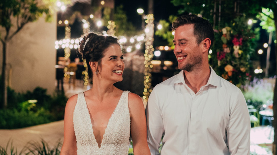 חתונה ממבט ראשון, דנית לבנת, אמיר זהבי (צילום: לירון סער)