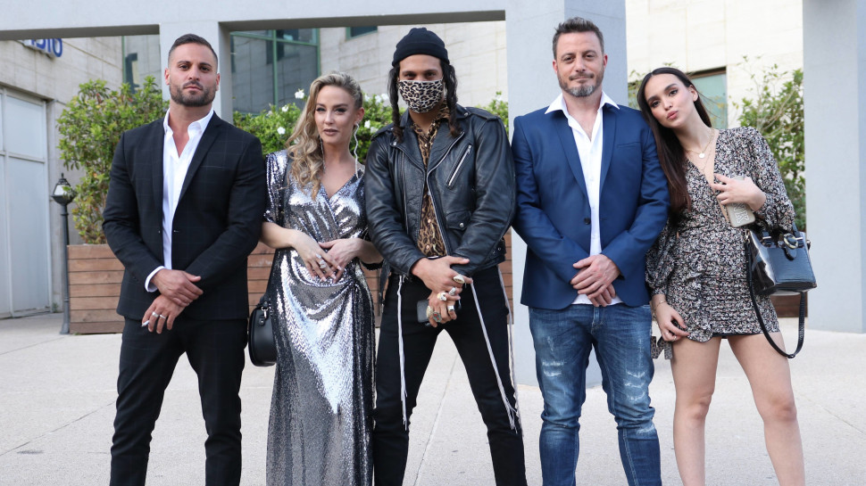 האח הגדול, נעם לוי, רונן פייגנבוים, אסף גורן, חגית היימן, כפיר כהן (צילום: אור גפן)