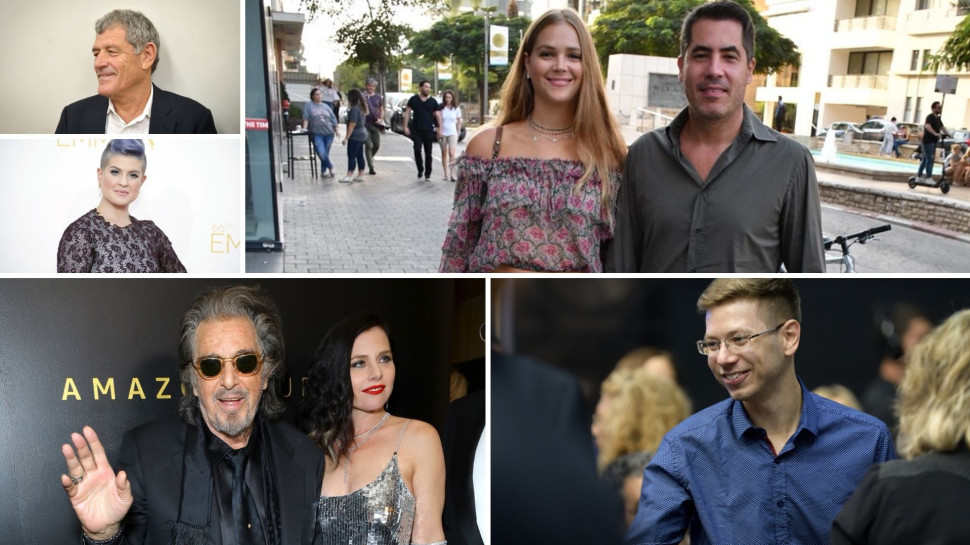 אסתי גינזבורג, עדי קייזמן, יאיר נתניהו, מיקי גנור, קלי אוסבורן, מיטל דוהן, אל פצ'ינו (צילום: פלאש 90,אביב חופי,אודי ציטיאט, הוק־גריפ, האתר של רון דרמון, נועם נאמן, רויטרס, JC Olivera/Getty images)