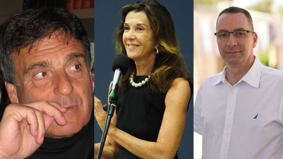 ירון רביד, קלוד גרונדמן-ברייטמן, רמי שלמור (צילום: יח"צ,ש.גלעד   ,גדולים מהחיים)