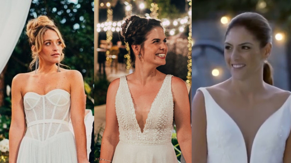 חתונה ממבט ראשון, הגר משה, דנית ליבנת, מור לרמן (צילום: צילום מסך,לירון סער)