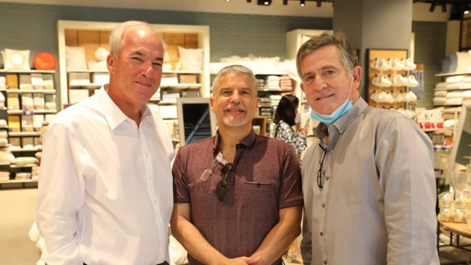 רביב ברוקמאייר, גונן ביבר ואבי פישר (צילום: רפי דלויה)