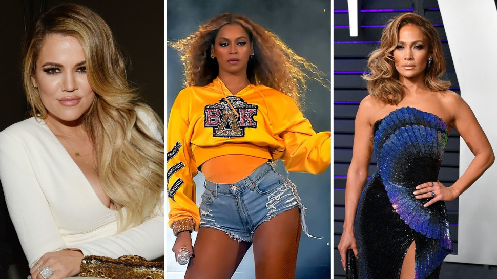 ג'ניפר לופז, ביונסה, קלואי קרדשיאן (צילום: gettyimages)