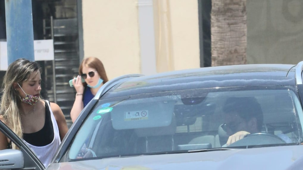 שירן סנדל והחבר החדש (צילום: פול סגל)