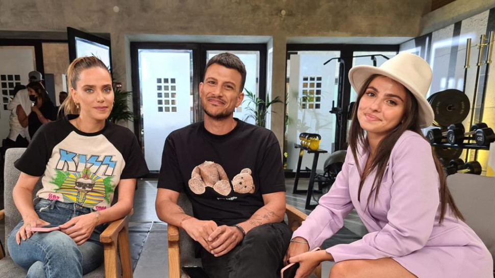 קים אור אזולאי, אסי עזר, רותם סלע (צילום: באדיבות שרית & לורנס)