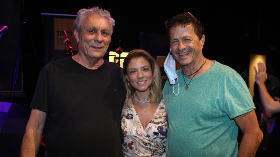 אודי אנג'ל, שירי מימון ויהודה עדר (צילום: אסף לב)